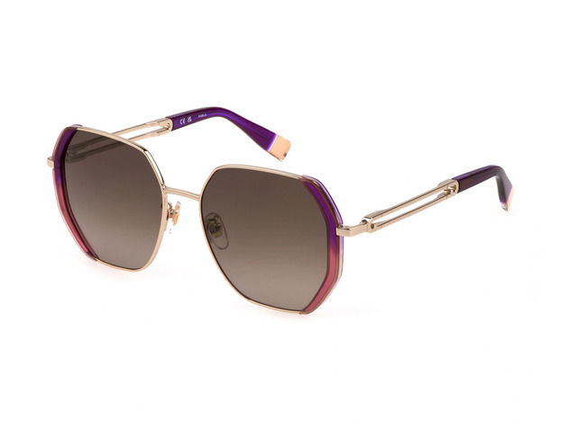 Сонцезахисні окуляри FURLA SFU689V 0594 54 мм GRADIENT BROWN
