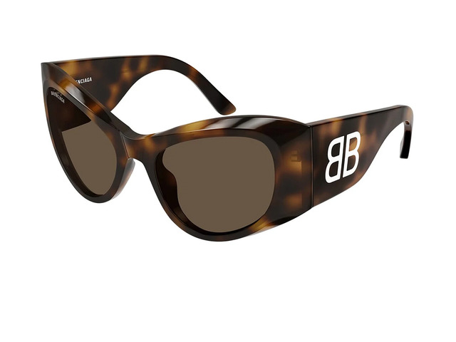 Сонцезахисні окуляри BALENCIAGA BB0393S 002 57 мм TINTED BROWN