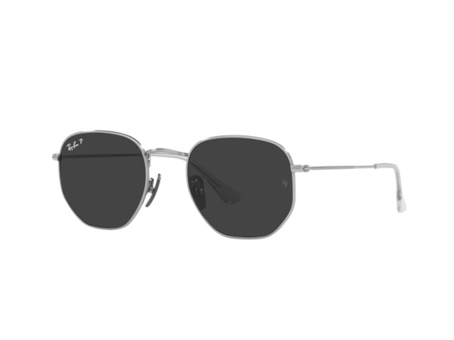 Сонцезахисні окуляри Ray-Ban Hexagonal Titanium RB 8148 920948 51 мм TINTED GREY POLAR. Фото 2