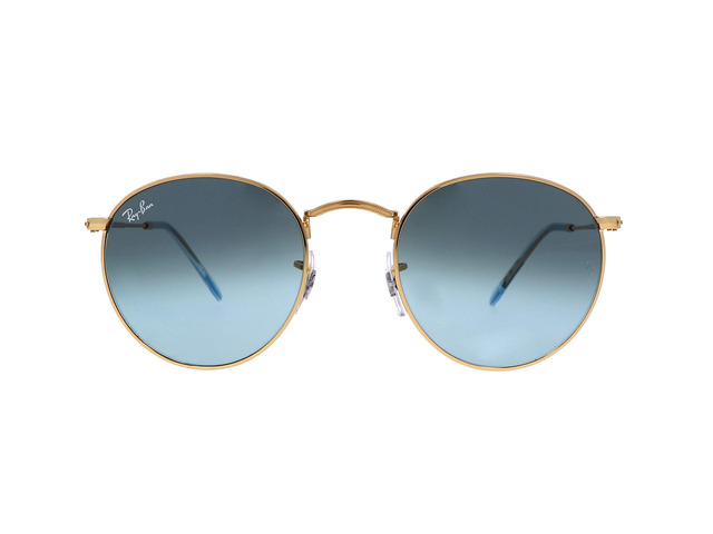 Сонцезахисні окуляри Ray-Ban Round Metal RB 3447 001/3M 50мм. TINTED BLUE