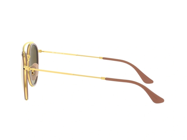 Сонцезахисні окуляри Ray-Ban Round Double Bridge RB 3647-N 001/7O 51 мм. MIRROR GOLD. Фото 3