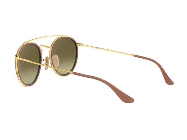 Сонцезахисні окуляри Ray-Ban Round Double Bridge RB 3647-N 001/7O 51 мм. MIRROR GOLD. Фото 4