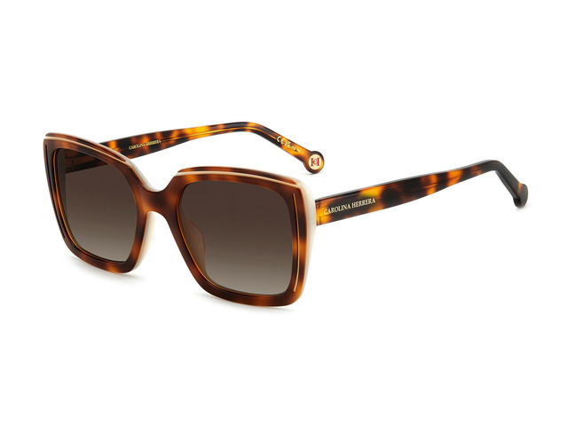 Сонцезахисні окуляри CAROLINA HERRERA HER 0143 G/S C9KHA 53 мм. GRADIENT BROWN