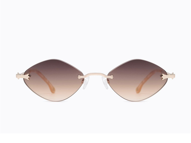 Сонцезахисні окуляри Carolina Lemke CL3862-2 53 мм GRADIENT BROWN