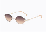 Сонцезахисні окуляри Carolina Lemke CL3862-2 53 мм GRADIENT BROWN. Фото 2