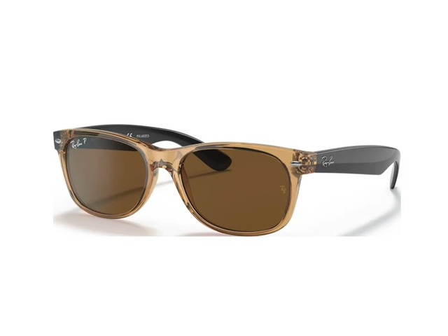 Сонцезахисні окуляри Ray-Ban New Wayfarer RB 2132 945/57 55 мм. TINTED BROWN POLAR