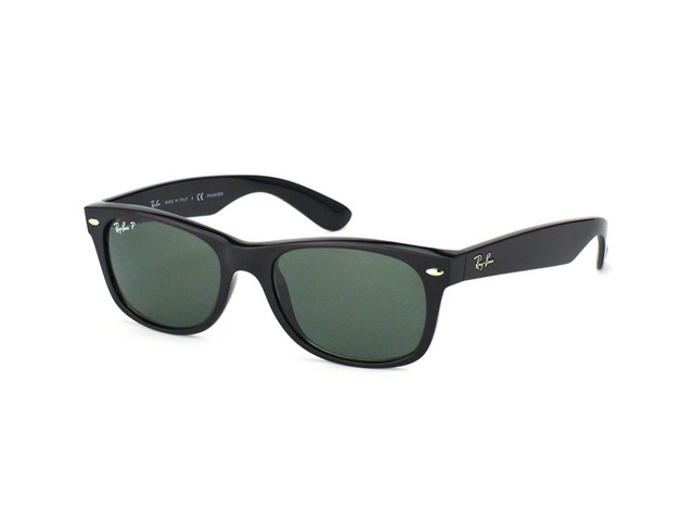 Сонцезахисні окуляри Ray-Ban New Wayfarer RB 2132-F 901 58 мм. TINTED GREEN POLAR. Фото 2