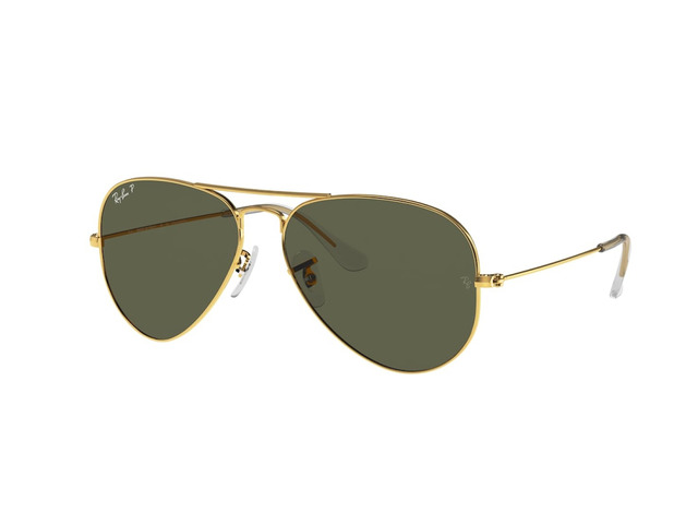 Сонцезахисні окуляри Ray-Ban Aviator Large Metal RB 3025 L0205 58 мм. TINTED GREEN POLAR