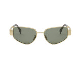 Сонцезахисні окуляри CELINE CL40293U 30N 55 мм. TINTED GREEN
