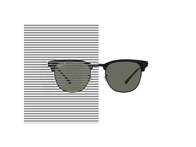 Сонцезахисні окуляри Ray-Ban Highstreet RB3716 186/58 3P 51 мм. TINTED GREEN POLAR