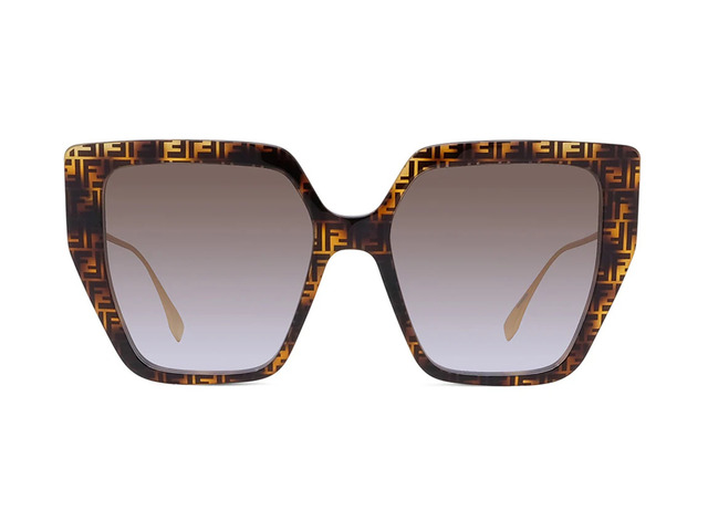 Сонцезахисні окуляри FENDI FE40012U 55F  55мм. GRADIENT BROWN