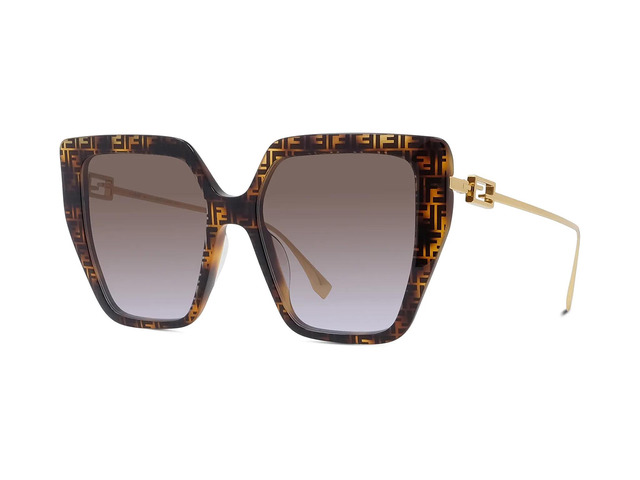 Сонцезахисні окуляри FENDI FE40012U 55F  55мм. GRADIENT BROWN
