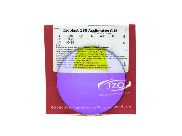 Лінзи для окулярів IZOPLAST BLUE BLOCKER PHOTO GREY