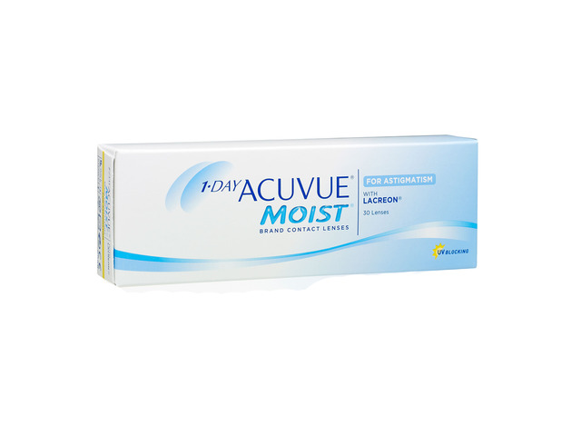Контактні лінзи Acuvue Moist for Astigmatism 1-Day (30шт.)
