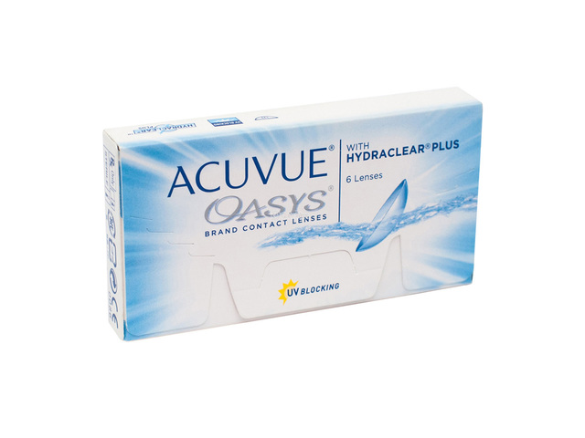 Контактні лінзи Acuvue Oasys Hydraclear Plus (6шт.)