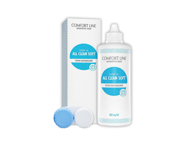 РОЗЧИН ДЛЯ ЛІНЗ ALL CLEAN SOFT 350 мл.