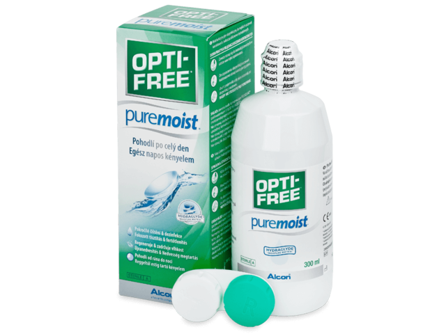 РОЗЧИН ДЛЯ ЛІНЗ OPTI-FREE PUREMOIST 300мл.