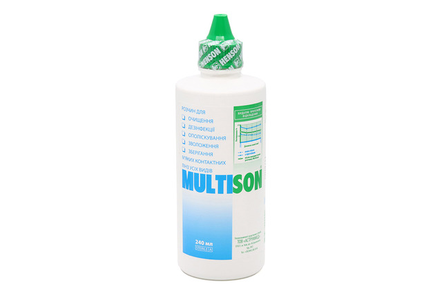 РОЗЧИН ДЛЯ ЛІНЗ MULTISON 240 мл.