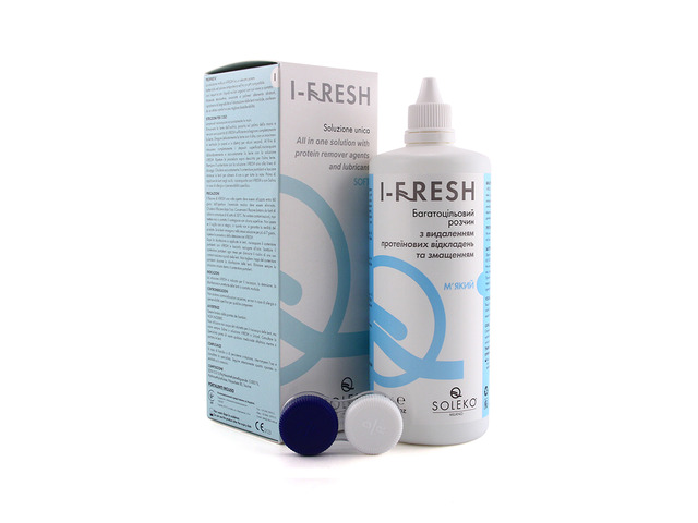 РОЗЧИН ДЛЯ ЛІНЗ I-FRESH SOLEKO 360 мл.