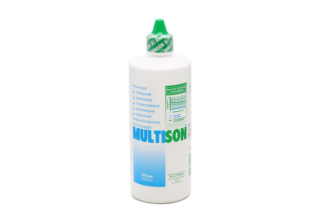 РОЗЧИН ДЛЯ ЛІНЗ MULTISON 375 мл.