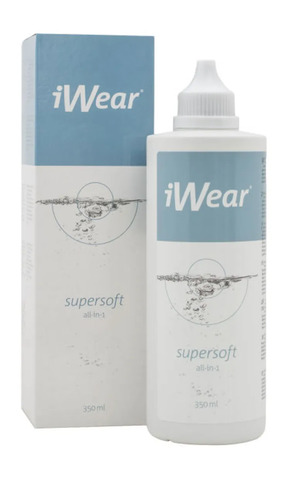 РОЗЧИН ДЛЯ ЛІНЗ iWear supersoft all-in-1 350 ml
