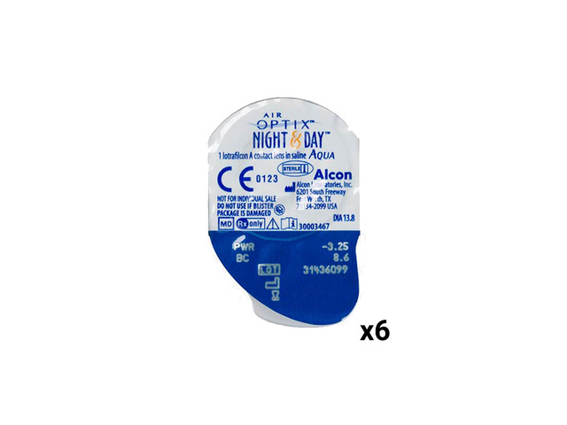 Контактні лінзи AirOptix Night&Day Aqua 
