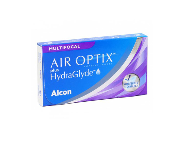 Контактні лінзи AirOptix Plus Hydraglyde Multifocal (3шт.)
