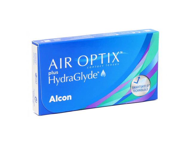 Контактні лінзи AirOptix Plus HydraGlyde (3шт.)