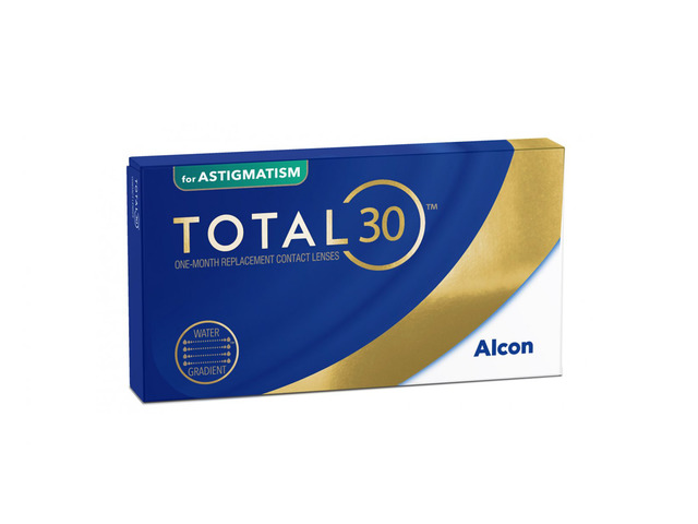 Контактні лінзи TOTAL 30 for Astigmatism (3шт.)