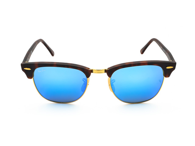 Сонцезахисні окуляри Ray-Ban Clubmaster Flash Lenses RB 3016 1145/17 51 мм. MIRROR BLUE