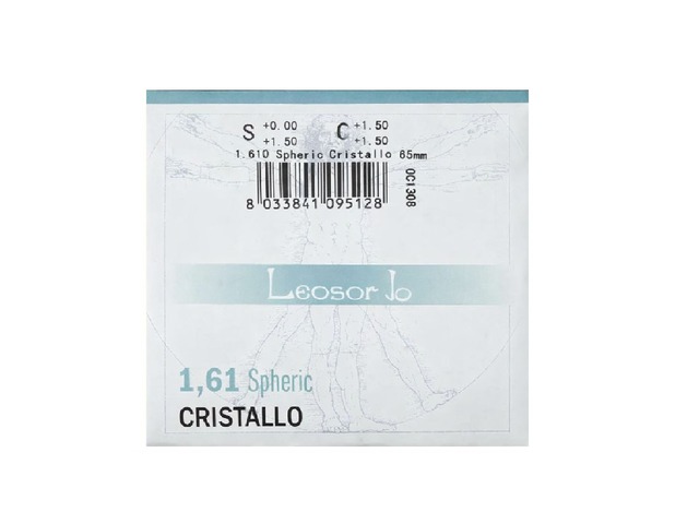 Лінзи для окулярів LEONARDO 1.61 Cristallo