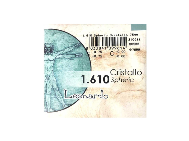 Лінзи для окулярів LEONARDO 1.61 Cristallo