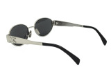 Сонцезахисні окуляри CELINE CL40235SU 16A 54 мм. TINTED BLACK. Фото 4