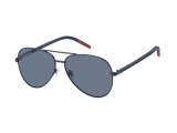 Сонцезахисні окуляри TOMMY HILFIGER TJ 0008/S FLLKU 60 мм. TINTED BLUE. Фото 2