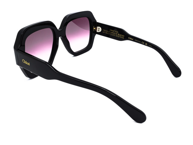 Сонцезахисні окуляри CHLOE CH0154S 001 56мм. GRADIENT BURGUNDY. Фото 4