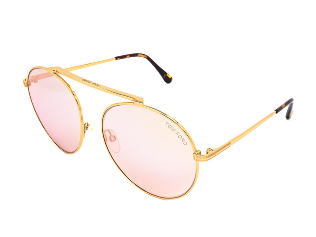 Сонцезахисні окуляри TOM FORD TF 571 28G 58 мм. MIRROR GOLD