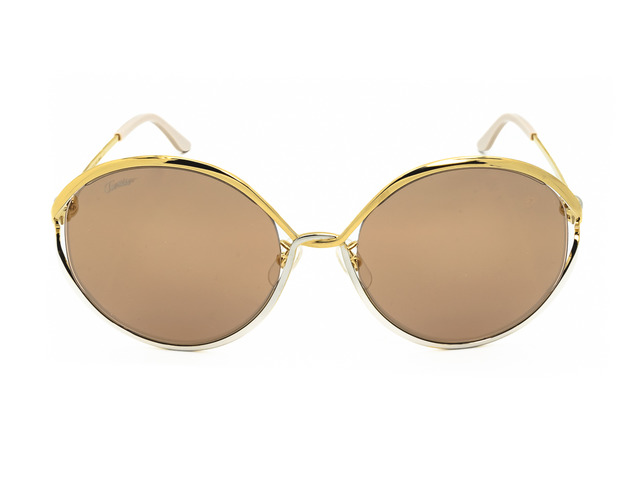 Сонцезахисні окуляри Cartier CT0226SA 002 59 мм.MIRROR BROWN