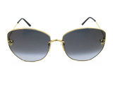 Сонцезахисні окуляри CARTIER CT0400S 001 XL 62 мм. GRADIENT GREY