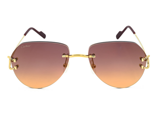 Сонцезахисні окуляри Cartier CT0001СS 014 M 57 мм. GRADIENT PINK GOLD