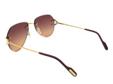 Сонцезахисні окуляри Cartier CT0001СS 014 M 57 мм. GRADIENT PINK GOLD. Фото 4