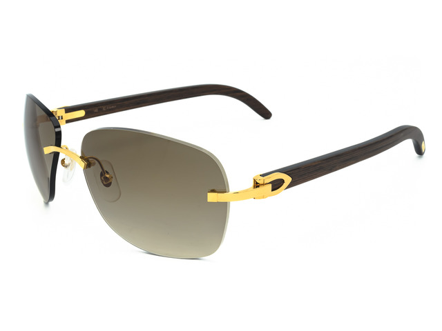 Сонцезахисні окуляри Cartier CT0014RS 001 58 мм. GRADIENT BROWN