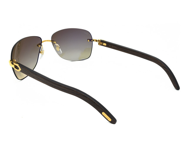 Сонцезахисні окуляри Cartier CT0014RS 001 58 мм. GRADIENT BROWN. Фото 4