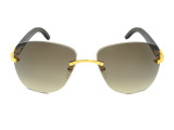 Сонцезахисні окуляри Cartier CT0014RS 001 58 мм. GRADIENT BROWN