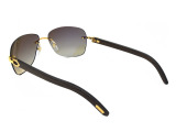 Сонцезахисні окуляри Cartier CT0014RS 001 58 мм. GRADIENT BROWN. Фото 4