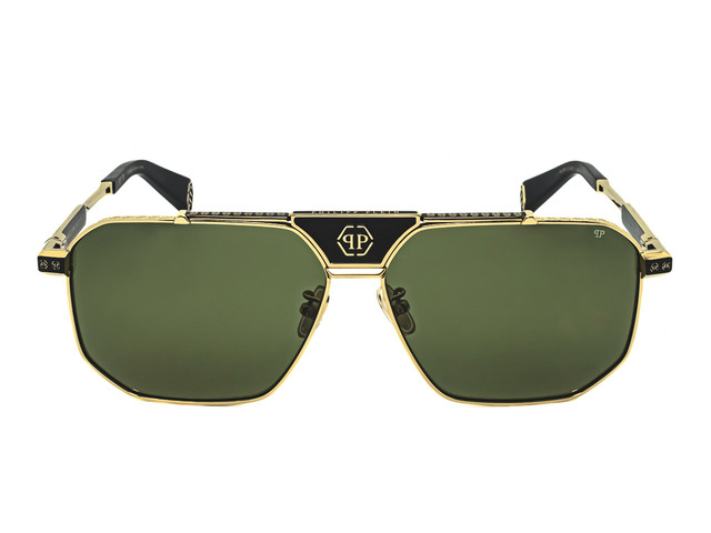 Сонцезахисні окуляри Philipp Plein SPP152V 0302 63 мм TINTED GREEN
