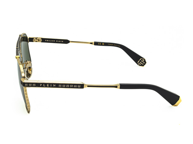 Сонцезахисні окуляри Philipp Plein SPP152V 0302 63 мм TINTED GREEN. Фото 3