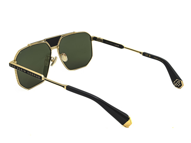 Сонцезахисні окуляри Philipp Plein SPP152V 0302 63 мм TINTED GREEN. Фото 4