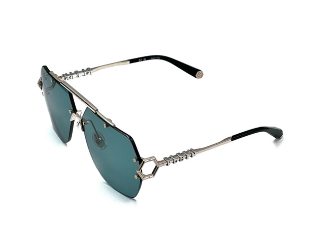 Сонцезахисні окуляри Philipp Plein SPP111 0340 66 мм TINTED GREEN. Фото 2