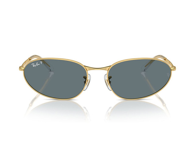 Сонцезахисні окуляри Ray-Ban RB 3734 001/3R 59 мм TINTED BLUE POLAR