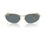 Сонцезахисні окуляри Ray-Ban RB 3734 001/3R 59 мм TINTED BLUE POLAR